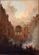 Hubert Robert, Incendie de l'Opera